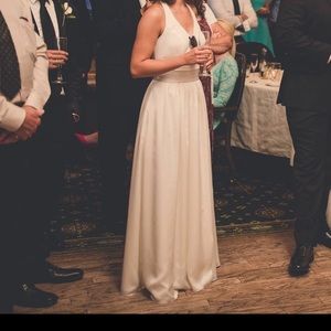 Vera Wang White Bridesmaid dress